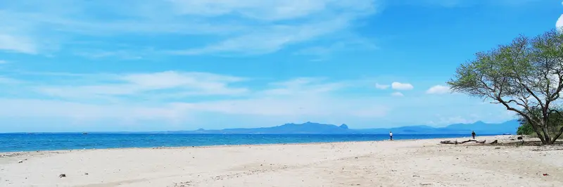 Lasiana Beach Kupang East Nusa Tenggara with white sand
