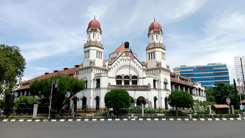 Lawang Sewu building in Semarang Central Java colonial landmark