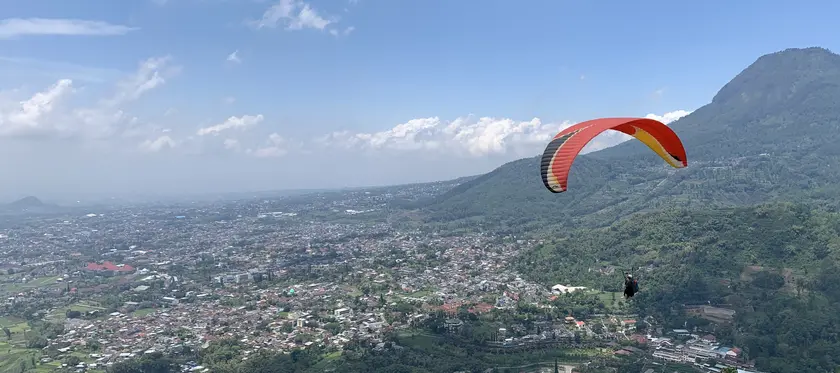Paragliding in Batu East Java